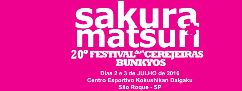 20º Sakura Matsuri - Festival das Cerejeiras Bunkyos