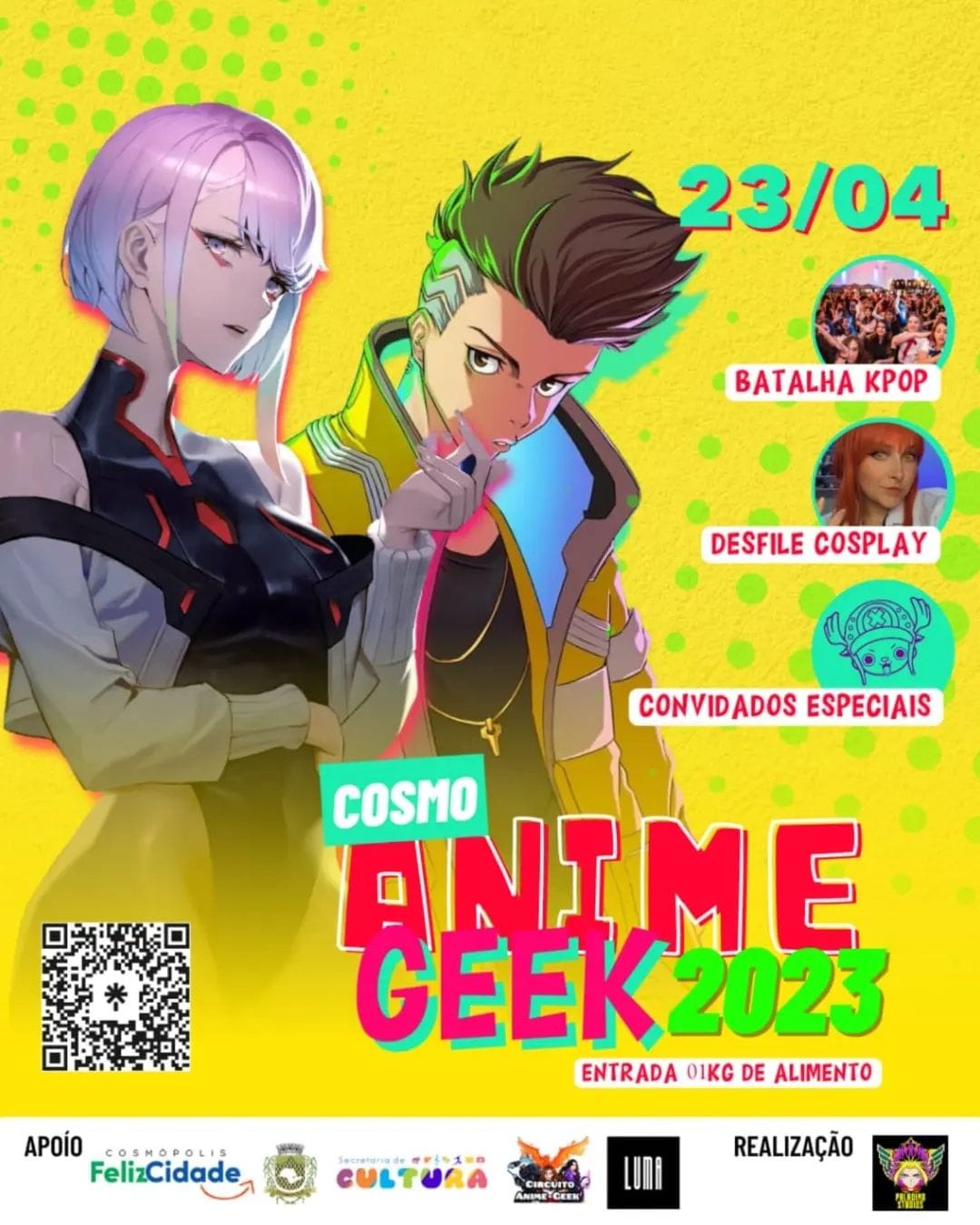 Cosmo Anime Geek acontece neste Domingo (06) – Prefeitura Municipal de  Cosmópolis