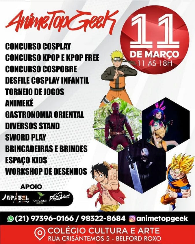 Cosmo Anime Geek 2023 - Projeto Otaku